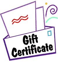 gift certificate clipart